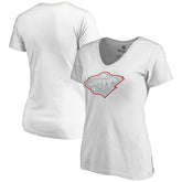 Minnesota Wild Women's Whiteout V-Neck T-Shirt - White - NHL 2606348