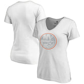 New York Islanders Women's Whiteout V-Neck T-Shirt - White - NHL 2606352
