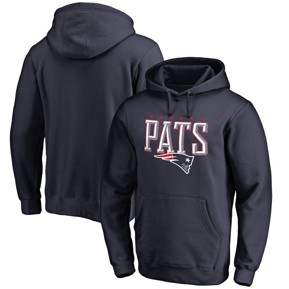 New England Patriots Hometown Collection True Patriot Pullover Hoodie Navy