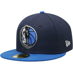Dallas Mavericks Team Color 2Tone 59FIFTY Fitted Hat for sale Navy/Blue | New Era outlet