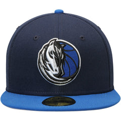 Dallas Mavericks Team Color 2Tone 59FIFTY Fitted Hat for sale Navy/Blue | New Era outlet