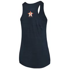 Houston Astros Soft as a Grape Women's Plus Size Swing for the Fences Racerback Tank Top - Navy - MLB on Sale