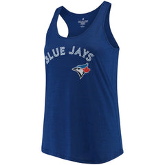 Toronto Blue Jays Soft as a Grape Women's Plus Size Swing for the Fences Racerback Tank Top - Royal - MLB Sale