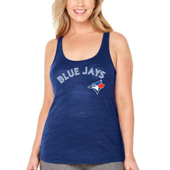 Toronto Blue Jays Soft as a Grape Women's Plus Size Swing for the Fences Racerback Tank Top - Royal - MLB Sale