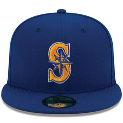 Seattle Mariners New Era Alternate 2 Authentic On Field 59FIFTY Fitted Hat - Royal - New Era on Sale