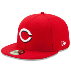 Cincinnati Reds New Era Home Authentic Collection On-Field 59FIFTY Fitted Hat - Red - New Era Lifestyle