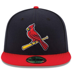 St. Louis Cardinals New Era Alternate 2 Authentic Collection On-Field 59FIFTY Fitted Hat - Navy/Red - New Era Sale