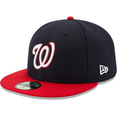 Washington Nationals New Era Alternate Authentic Collection On-Field 59FIFTY Fitted Hat - Navy/Red - New Era Online
