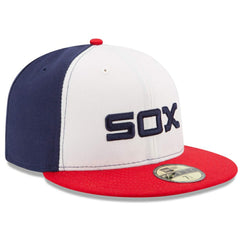 Chicago White Sox New Era Authentic Collection On-Field 59FIFTY Fitted Hat - White/Red - New Era Online