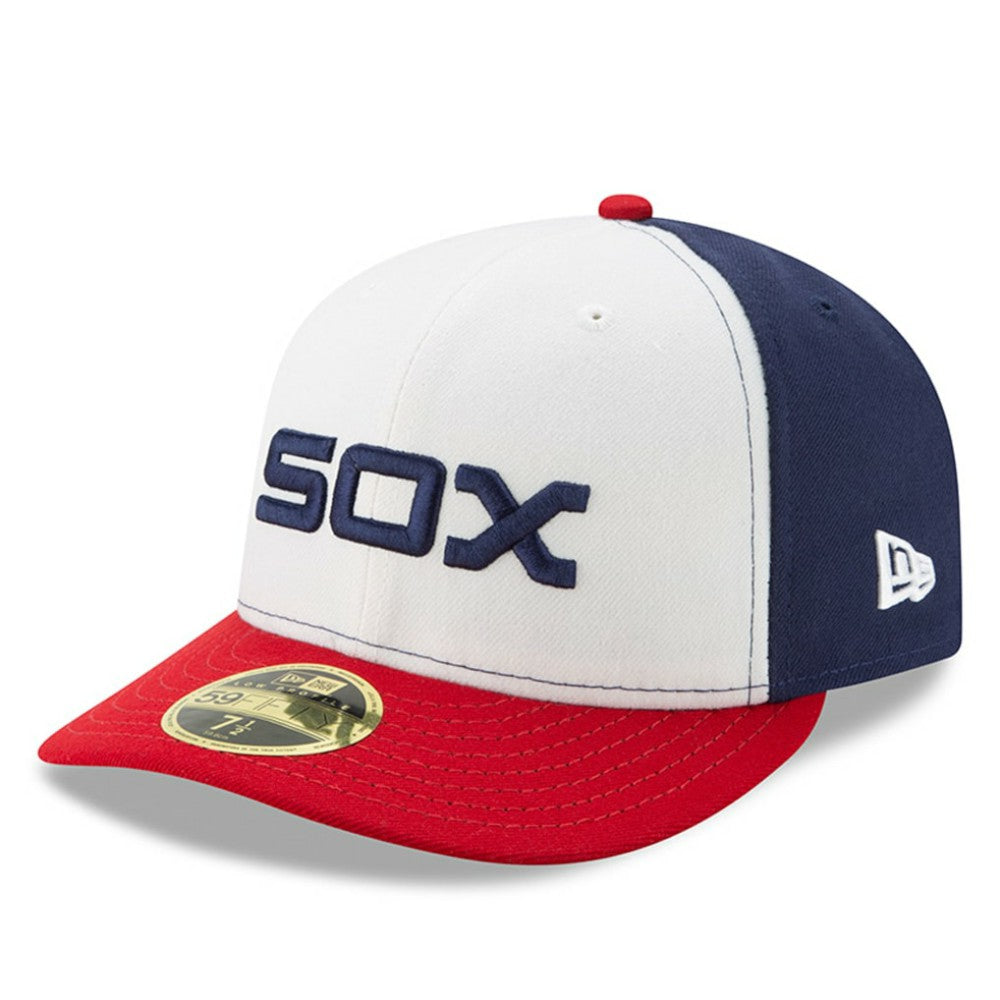 Chicago White Sox New Era Alternate Authentic Collection On-Field Low Profile 59FIFTY Fitted Hat - White/Red - New Era on Sale