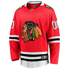 Chicago Blackhawks Fanatics Home Breakaway Custom Jersey - Red - NHL 2666912