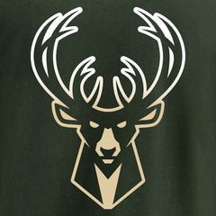 Milwaukee Bucks Gradient Logo T-Shirt Green