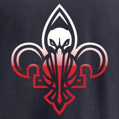 New Orleans Pelicans Gradient Logo T-Shirt Navy
