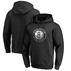 Brooklyn Nets Gradient Logo Pullover Hoodie Black