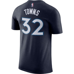 Karl-Anthony Towns Minnesota Timberwolves Name & Number Performance T-Shirt Blue | Nike Lifestyle