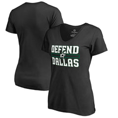 Dallas Stars Women's Hometown Collection Defend T-Shirt - Black - NHL 2716613