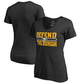 Pittsburgh Penguins Women's Hometown Collection Defend T-Shirt - Black - NHL 2716623