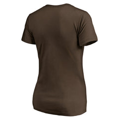San Diego Padres Women's Cooperstown Collection Forbes T-Shirt - Brown - MLB Discount