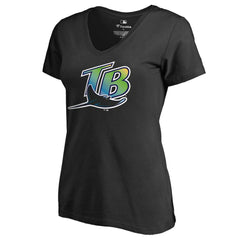 Tampa Bay Rays Women's Cooperstown Collection Forbes T-Shirt - Black - MLB Online