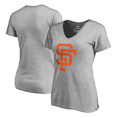 San Francisco Giants Women's Cooperstown Collection Forbes T-Shirt - Ash - MLB Lifestyle