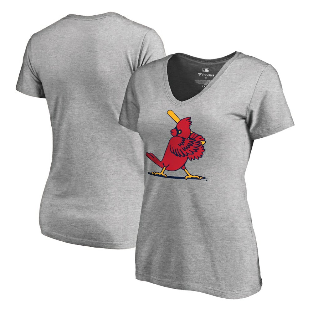 St. Louis Cardinals Women's Cooperstown Collection Forbes T-Shirt - Ash - MLB Sale