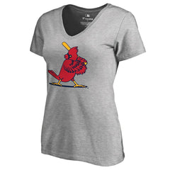 St. Louis Cardinals Women's Cooperstown Collection Forbes T-Shirt - Ash - MLB Sale
