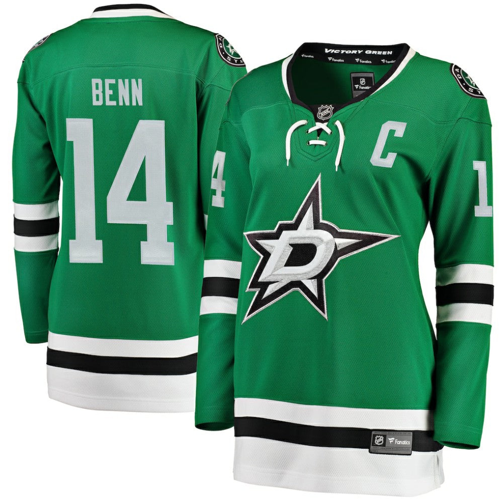 Jamie Benn Dallas Stars Fanatics Women's Home Breakaway Jersey - Green - NHL 2743060