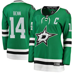 Jamie Benn Dallas Stars Fanatics Women's Home Breakaway Jersey - Green - NHL 2743060