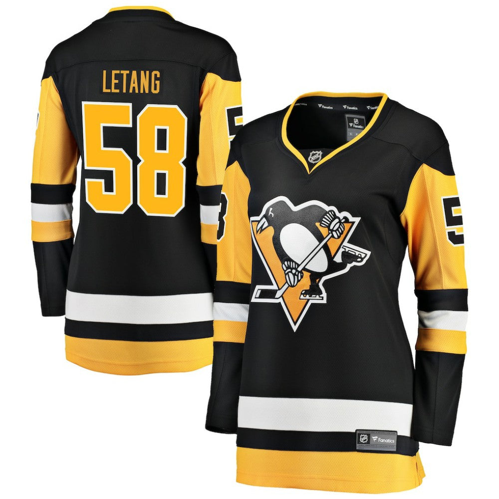 Kris Letang Pittsburgh Penguins Fanatics Women's Home Breakaway Jersey - Black - NHL 2743075
