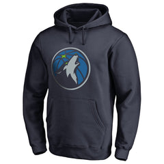 Minnesota Timberwolves Primary Logo Pullover Hoodie Navy