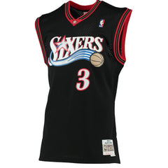 Allen Iverson Philadelphia 76ers 2000/01 Hardwood Classics Swingman Jersey for sale Black | Mitchell & Ness for sale