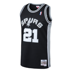 Tim Duncan San Antonio Spurs 1998/99 Hardwood Classics Swingman Jersey Black | Mitchell & Ness US