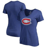 Montreal Canadiens Women's Primary Logo T-Shirt - Royal - NHL 2770416