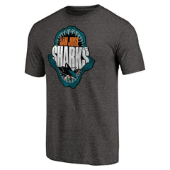 San Jose Sharks Hometown Collection Chomp Tri-Blend T-Shirt - Black - NHL 2780752