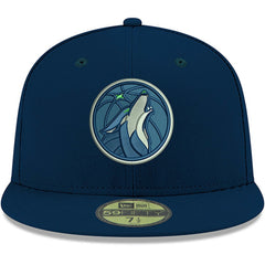 Minnesota Timberwolves Team Color 59FIFTY Fitted Hat Navy | New Era Lifestyle