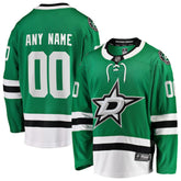 Dallas Stars Fanatics Home Breakaway Custom Jersey - Green - NHL 2791496
