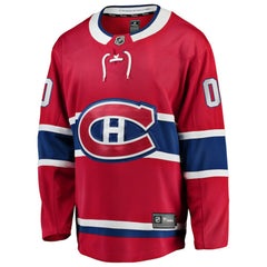 Montreal Canadiens Fanatics Home Breakaway Custom Jersey - Red - NHL 2791502