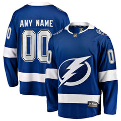 Tampa Bay Lightning Fanatics Home Breakaway Custom Jersey - Blue - NHL 2791512