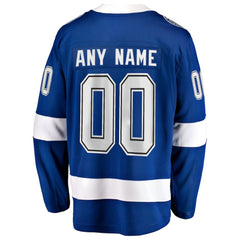 Tampa Bay Lightning Fanatics Home Breakaway Custom Jersey - Blue - NHL 2791512