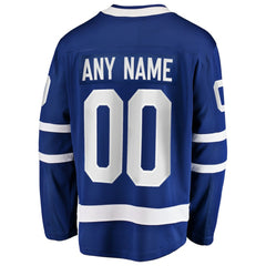 Toronto Maple Leafs Fanatics Home Breakaway Custom Jersey - Blue - NHL 2791513