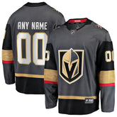 Vegas Golden Knights Fanatics Alternate Breakaway Custom Jersey - Gray - NHL 2791515