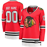 Chicago Blackhawks Fanatics Women's Home Breakaway Custom Jersey - Red - NHL 2793368