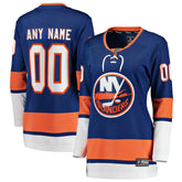 New York Islanders Fanatics Women's Home Breakaway Custom Jersey - Blue - NHL 2793379