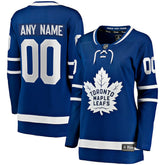 Toronto Maple Leafs Fanatics Women's Home Breakaway Custom Jersey - Blue - NHL 2793385