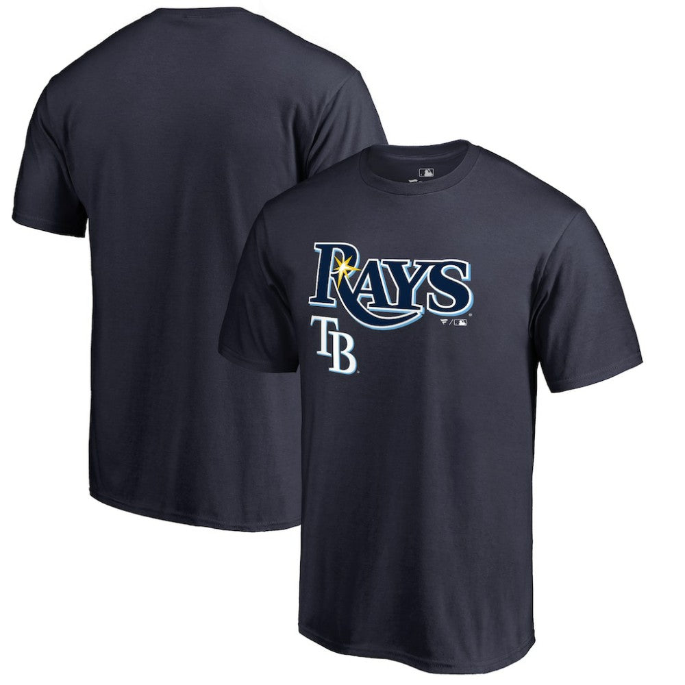 Tampa Bay Rays Team Lockup T-Shirt - Navy - MLB Sale