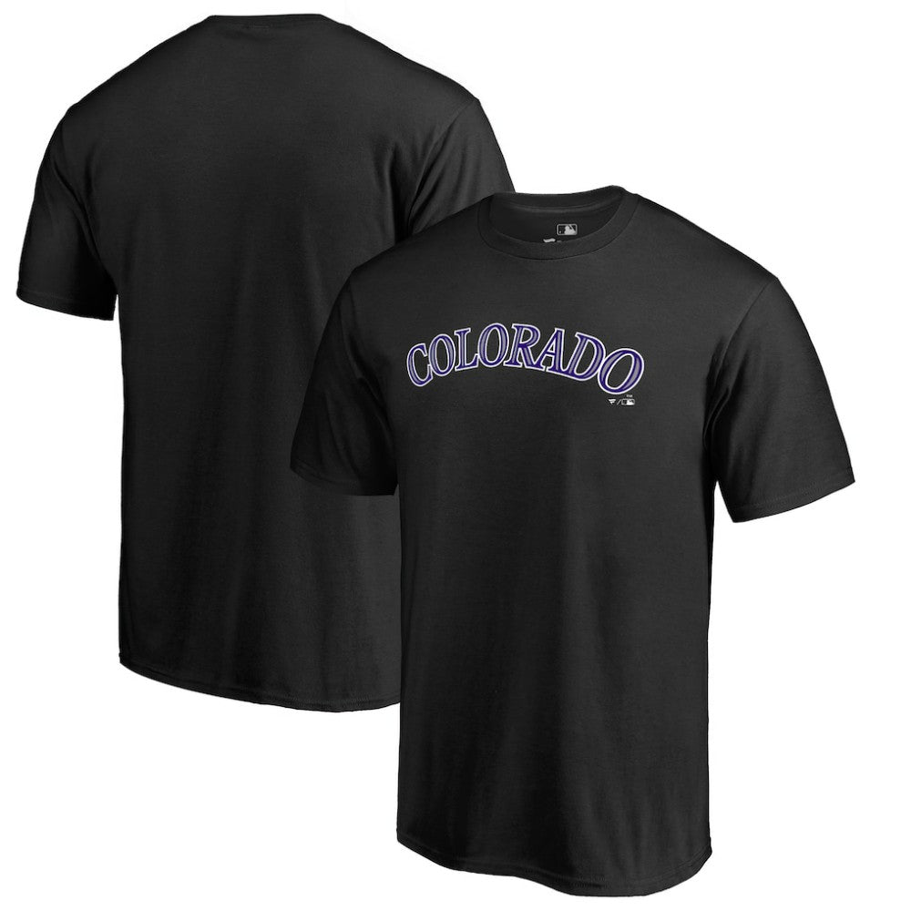Colorado Rockies Team Wordmark T-Shirt - Black - MLB Online