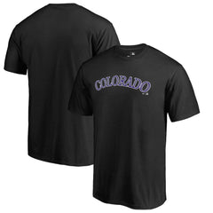 Colorado Rockies Team Wordmark T-Shirt - Black - MLB Online