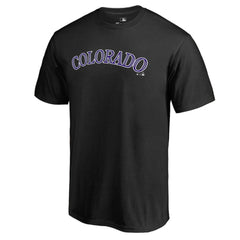 Colorado Rockies Team Wordmark T-Shirt - Black - MLB Online
