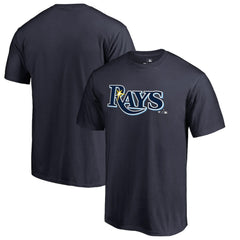 Tampa Bay Rays Team Wordmark T-Shirt - Navy - MLB on Sale