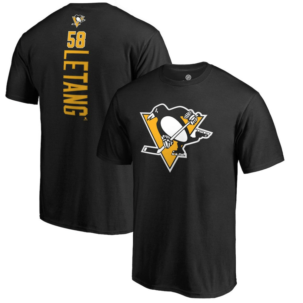 Kris Letang Pittsburgh Penguins Backer T-Shirt - Black - NHL 2797294